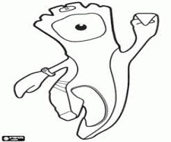 Pyeongchang's mascots are soohorange and bandabi, a white tiger and asiatic black bear. Olympic Mascots Coloring Pages Printable Games