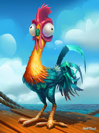 Hei Hei Chicken From Moana Moana Movie Best Anime Drawings Disney Art