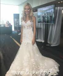 Sexy Applique Mermaid Sweetheart Lace Wedding Dress Bridal