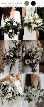 Beautiful floral arrangement of various types of flowers. 36 Black Green And White Wedding Color Ideas For Spring Deer Pearl Flowers
