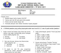 Soal dan kunci jawaban pts ips kelas 7 semester ganjil. Soal Ujian Tik Kelas 8 Semester 1 Dan Kunci Jawaban Kanal Jabar