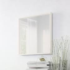 It all starts with a picture frame. Nissedal White Mirror 65x65 Cm Ikea
