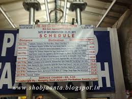 Kolkata Calcutta Guide New Pre Paid Taxi Rate Fare