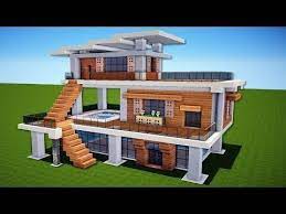 Minecraft Einfaches Modernes Haus Design Minecraftpartygames Party Minecraft House Designs Modern Minecraft Houses Minecraft Modern