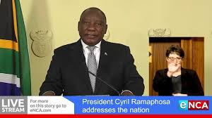 Zuma addresses supporters following postponement of corruption trial. Encanews President Cyril Ramaphosa Addresses The Nation Facebook