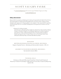 business administration resume