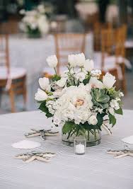 Simple White Flower Wedding Reception Centerpiece Modwedding Small Wedding Centerpieces Wedding Reception Centerpieces White Wedding Flowers
