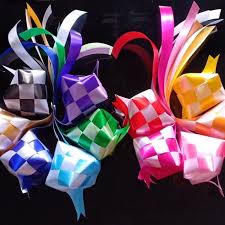 Bunga lavender dari pita jepang ketrampilan jaman sd/smp. Jual Ketupat Hias Dari Pita Jepang 6 Cm Kota Surabaya Aisya House Tokopedia