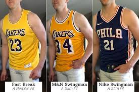 nba basketball jersey sizes compared to shirts photos