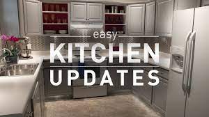 Here's the dark and drab kitchen they started with. Budget Friendly Kitchen Makeover From Lowe S Youtube