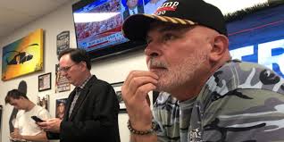 Group gathers to view Trump's reelection bid speech