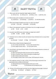 Little Mister Baby Trivia Game Jpg Baby Shower Quiz Surprise Baby Shower Baby Facts