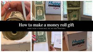 It's also easy to create. Money Roll Tissue Box With Free Birthday Printable Youtube