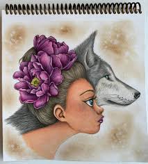 Coloring book inspiration for nature connection