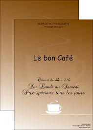 Nous avons tous un projet de création de commerce dans un coin de nos têtes. Affiche Modele Et Exemple Cafe Salon De The Cafeteria