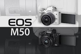 On 26 february 2018, canon announced the eos m50, its first mirrorless camera to feature 4k movie shooting. Canon Announces The Eos M50 New Digic 8 Image Processor With 4k Movie Shooting