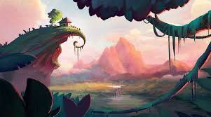 Color Mood Loose Landscape Painting On Behance Landscape Paintings Painting Landscape