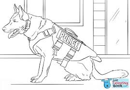 Free Download K 9 Police Dog Coloring Pages Dog Coloring Page Food Coloring Pages Animal Coloring Pages