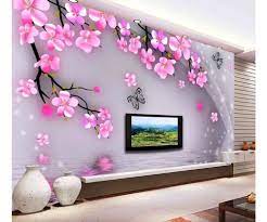 Cherry Blossom Wallpaper Mural Tree Wall Decor Cherry Blossom Wallpaper Flower Mural