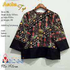 Baju Batik Wanita Modern Baju Batik Wanita Modern Kombinasi Baju Batik Wanita Terbaru Baju Batik Wanita Untuk Kerja Baj Desain Blus Model Pakaian Kemeja Wanita
