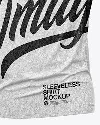 Download Melange Men S Loose Fit Sleeveless Shirt Mockup In Apparel Mockups On Yellow Images Object Mockups