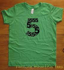 Birthday Shirt 5 Year Old Shirt 5th Birthday Number Etsy Big Sister T Shirt Old Shirts Dance Shirts