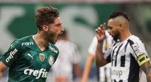 The sao paulo rivals clashed in a rather hapless encounter that saw them enduring a dull first half. Palmeiras Vence Elimina Santos E Depende Do Corinthians Pela Vaga Esportes R7 Futebol