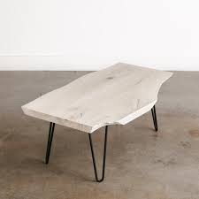 The ultimate summer classic, keep the summer year round with this simple clean line weathered table. Whitewashed Ash Coffee Table No 235 Elko Hardwoods Modern Live Edge Furniture Dining Coffee Tables Desks Benches
