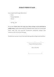 Contoh surat keabsahan dokumen import barang dibuat untuk memenuhi prosedur import custom clearance di indonesia di sertai juga surat. Surat Pernyataan Pend Online