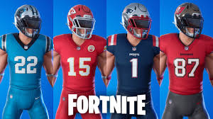 How to get nfl football skins in fortnite! Fortnite All Nfl Skins From 2020 Nfl Gridiron Gang Youtube
