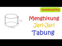 Anda memerlukan kalkulator untuk menghitung ini karena jawabannya tidak bulat. Menghitung Jari Jari Tabung Youtube