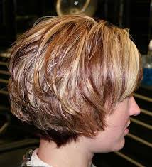 The layered and curved look throughout the head makes it easy to attain a messy look. Fashionnfreak Short Layered Bob Haircuts
