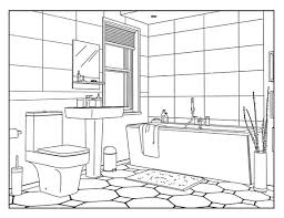 In fact, coloring books are even reported to be the best alternative to traditional forms of meditation as they allow the mind to relax, enter into a state of. Bathroom Around The House Coloring Pages For Adults 1 Etsy