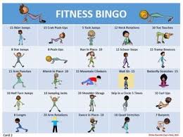 Fitness Bingo 30 Different Bingo Cards Great For Distance Learning Physical Education Activities Physical Activities For Kids Physical Education Lessons