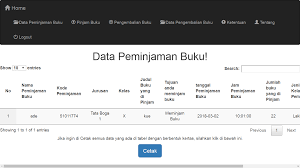 Aplikasi absensi ini jauh dari sempurna, dikarenakan masih banyak source code absensi berbasis web yang dibuat menggunakan bahasa pemrograman php disertai penyimpanan database menggunakan mysql. Download Source Code Aplikasi Perpustakaan Berbasis Web