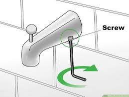 Bathtub faucet replacement labor, basic basic labor to replace bathtub faucet with favorable site conditions. 3 Ways To Remove A Tub Faucet Wikihow