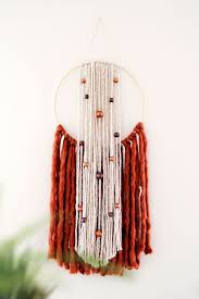 diy hoop yarn wall hanging yarn wall hanging diy wall hanging yarn yarn wall art