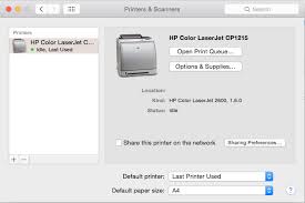 Drivers For Hp Cp1215 For Os10 10 Network Sharing Printer Printer Scanner