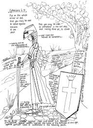 Armor of god coloring pages. Armor Of God Garments Of Vengeance Laura L Zielke