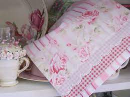 Decorative Shabby Chic Tea Towel Shabby Chic Kitchen Curtains Shabby Chic Fabric Shabby Chic Kitchen Decor