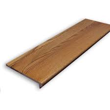 Thick hardwood planks) are added on top of the subfloor, it will cover part of the first riser. Stairtek 0 625 In X 11 5 In X 36 In Prefinished Gunstock Red Oak Retread Xbtro113600250 The Home Depot