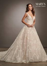 Marys Bridal Mb4064 Scoop Back Wedding Gown