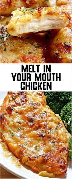 Melt In Your Mouth Chicken Recipe Easy Chicken Recipes Cheap Chicken Recipes Easy Meals