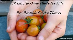 You can get yours when you click on the butterfly picture below. 12 Easy To Grow Plants For Kids Free Printable Garden Planner Homestead Acres