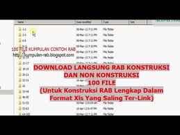 Recipes for bone in pork roast in oven : Contoh Rencana Anggaran Biaya Rab Xls Rab Bangunan Rab Jembatan Rab Jalan Youtube