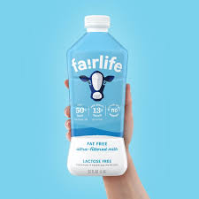 Fairlife® 2% ultrafiltered milk has 50% less sugar and 50% more protein than regular milk. Catalog Eggs Dairy Milk Fairlife Milk 52 Fl Oz Lactose Free Fat Free Skim Milk