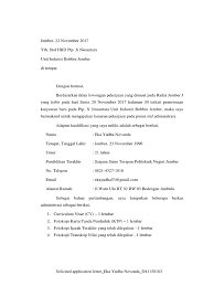 Contoh application letter untuk jabatan design grafis. Eka Yudha Novanda D41150183 A Solicited Application Letter