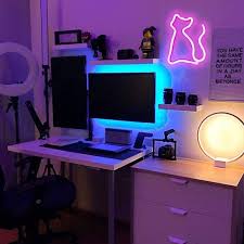 Cat Pink Light Sign Cat Neon Lights Wall Lamp Room Decor Etsy In 2020 Neon Room Dreamy Room Gamer Room