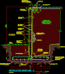 Image Retaining Wall Detail In Autocad Drawing Bibliocad Martial Arts Techniques Autocad Detail