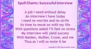 Chant For Successful Job Interview Good Luck Spells Luck Spells Prayer For Job Interview